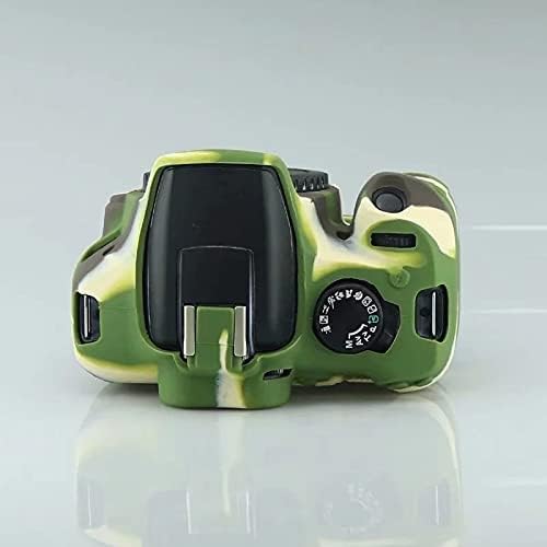 Miniatura 6 de Carcasa de silicona segura profesional para cámara Canon EOS 1500D Rebel T7 Digital SLR Camera (camuflaje)