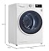 LG RH90V9AVHN Asciugatrice Smart a Carica Frontale 9 Kg, Classe A+++, Condensazione...