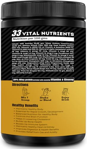 Image of Whey Protein Powder for Muscle Support & Recovery, Vegetarian - Primary Source Whey Isolate I Kesar Kulfi I 400g (1.101 lbs) 14 Serves