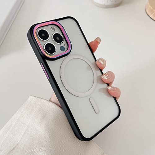 Coque iPhone 14 transparente magnétique antichoc avec protection caméra