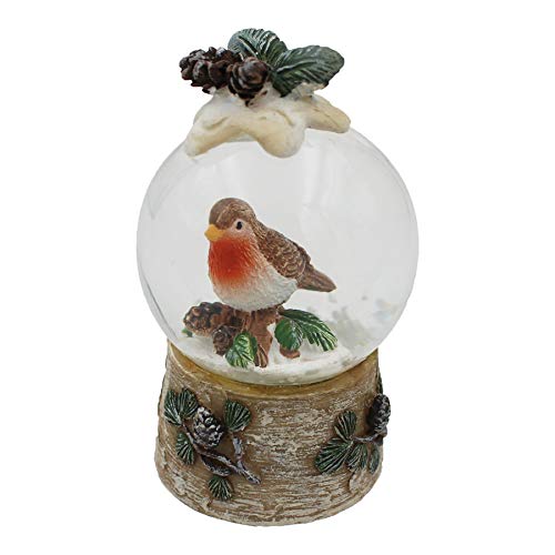 Christmas Robin Mini 45 mm Palla di neve Waterball 4316