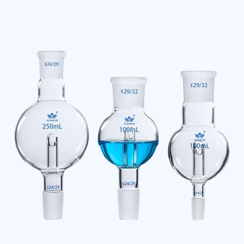 1pcs 50ml to 1000ml Bump Trap 14#19#24#29# Frosted Standard Joint Lab Borosilicate Glass Rotary Evaporator Explosion-Proof Ball (Size : 500ml 24x24)