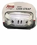 Schutt Sports Adams Football Chinstrap, Youth white, smalllarge