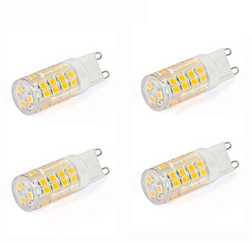 LEDHIVE 4W G9 LED Bulb - Warm White - 370LM Super Bright - Equivalent to 40W x 4