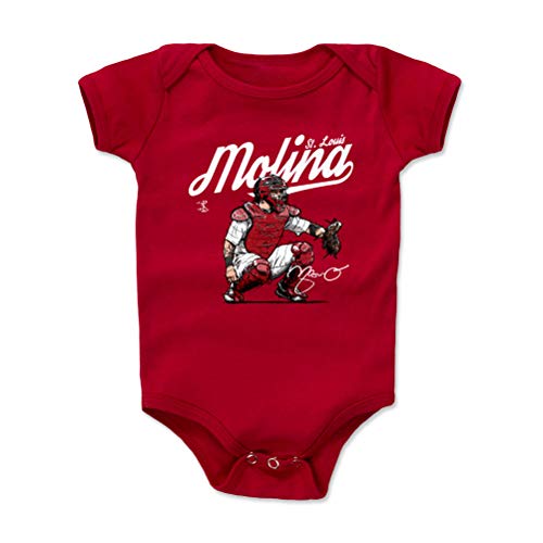 Yadier Molina Baby Clothes, Onesie, Creeper, Bodysuit (Onesie, 3-6 Months, Red) - Yadier Molina Score W Wht #TOP8