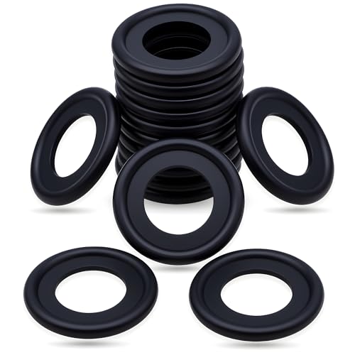 Image of 15PCS M12 Oil Drain Plug Gasket Rubber Crush Washer Seals 12616850 3536966 Engine Oil Pan Drain Plug Seal Compatible with Chevy GMC Ford Engine Oil Crush Washers