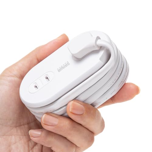 サンワダイレクト 電源タップ 2個口 Type-C×2 USB A×1 持ち運び 急速充電 延長コード 旅行 出張 トラベル 700-TAP094W