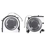 HAUTE EFFICACITÉ ET FAIBLE NIVEAU SONORE : Le remplacement des ventilateurs de refroidissement du processeur et de la carte graphique garantit un fonctionnement stable et optimal de votre ordinateur portable, grâce à une dissipation thermique rapide et un faible niveau sonore, créant ainsi un environnement de travail silencieux, stable et confortable.