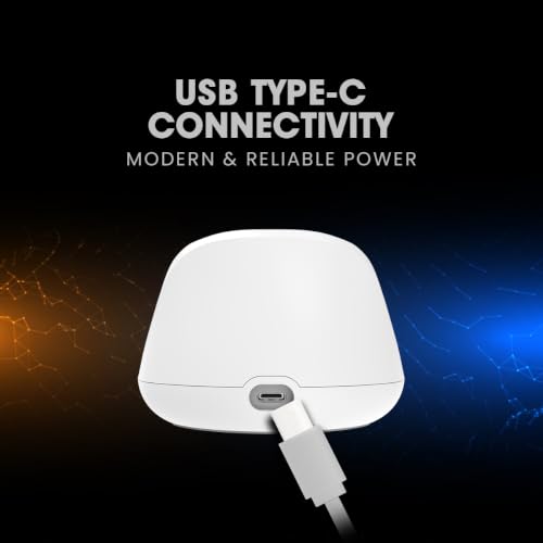 Image of Cosmic Byte Blitz Tri-Mode Controller Charging Dock with USB Dongle Pass-Through & LED Indicator, USB Type-C Powered (White) Controller not Included
