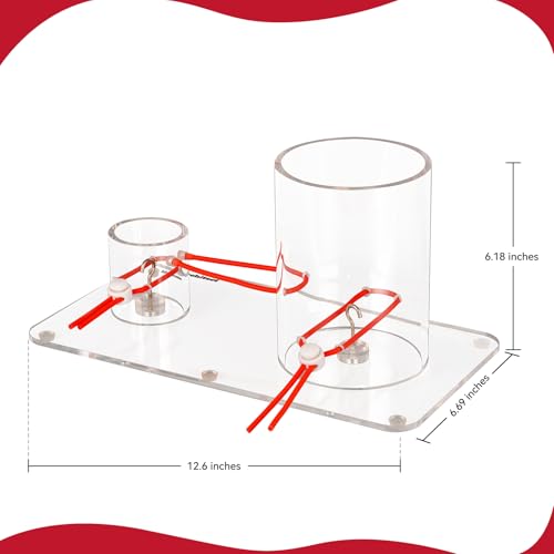 Image of Medarchitect Surgical Knot Tying Trainer Kit,Dual-Container,Surgical Suture Simulator Tool for Medical Students,Medical Students to Master Knotting Techniques