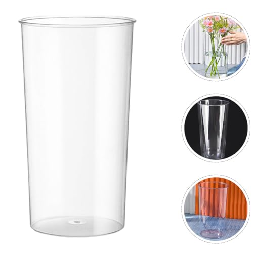 Cubo para flores de oficina cilíndrico ideal para decorar mesas 8