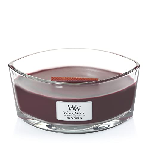 WoodWick Ellipse-geurkaars met knapperende lont | Black Cherry | Tot wel 50 uur brandtijd - Image 3