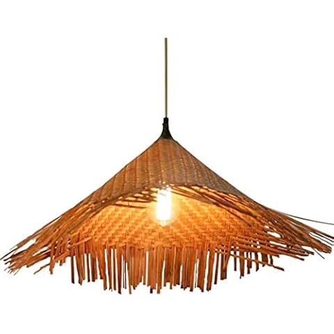 Lámpara de araña de ratán tejida a mano ZGZRXGY Cover