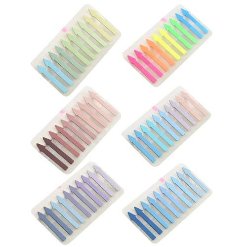 1200/2400pcsカラフルなラベル接着剤ページマーカーのブックマークwritableハイライトのための書き込み可能なファイルラベル