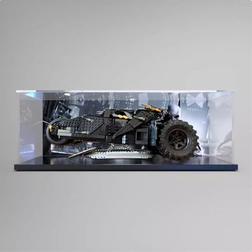 Dustproof Acrylic Display Box Compatible with Lego 76240 Car Model Display Case, Dustproof Box, Storage Box, Display Box (Only Display Box)