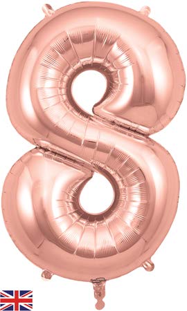 Oaktree 34" Number 8 Rose Gold