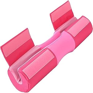 Barbell Pad for Squat, Hip Thrust – Perfect for Gym Workout Smith Machine Thruster Weightlifting – Relieves Neck and Shoulder Pain – Thick Foam Cushion