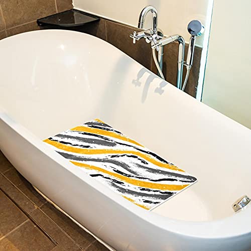 Tapis de bain antidérapant avec ventouses et trous de drainage - 5