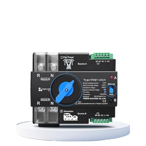 Commutateur de transfert TOQ7 100A contre les micro-coupures électriques - 4