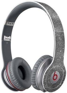 Sparkling Silver Vinyl Wrap for Beats Solo HD Headphone (Headphone NOT Included)