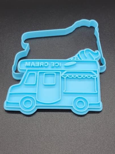 Miniatura 5 de Ice Cream Truck and Ice Cream Cone Cookie Cutters & Stamps