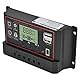 PWM Solarladeregler, 12V/24V 10A/20A/30A Dual USB Port Intelligenter Solarpanel-Laderegler Regler(20A)