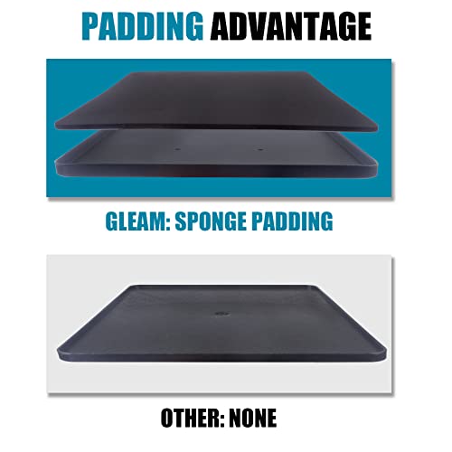 Gleam Projector Stand Stronger Support Large Tray With Phone Clip 15.5In(L) X 11.5In(W) Height From 24In To 40In For Laptop, Projector, Dj #TOP4