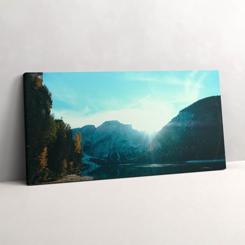 Murale d'art paysage Pologne grand format 140x70cm sur toile