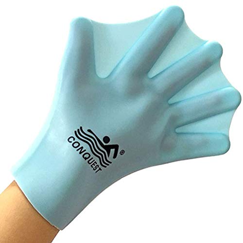 1 Par Luvas Para Nadar Luva Palmada Luvas Com Membranas Luvas De Natação Teia De Mão De Mergulho Luv