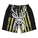 Men & Boys Fit Swim Trunks for Beach Athletic Hiking Quick Dry Drawstring Essentials Half Pants with Pockets Lining, Beachwear Camouflage American Flag Hunting Camo Deer Black Fashion Swim Trunks