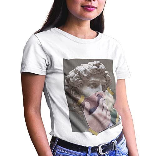 Camiseta Davi Michelangelo Hemp Feminina Branca Hemp Babyloo Tamanho:G;Cor:Branco