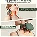 4D Bionische Hand Nackenmassagegerät, Massagegerät Nacken mit 3 Stufen und 2 Temperaturstufen Wärme für Rücken und Nacken, Tragbares Nacke-n und Schulter Shiatsu Massagegerät für Zuhause, Büro & Reise