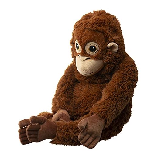 IKEA DJUNGELSKOG Peluche, orangután, 29X13X59 cm - 004.028.08