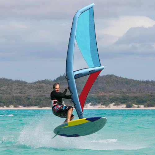 image for JDINAAS Inflatable Windsurf Sail, 45.21Ft² Paddle Board Sail Freestan