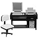 Toyvian 1 Set Mini Office Desk Toys Mini Office Desk for Crafts Dollhouse Computer Tiny House Computer Model Miniature Office Desk Ornament Miniature Office Ornament for Kids Doll House