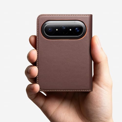 Étui en cuir véritable pour Huawei Pura X Max | Housse chic fait main