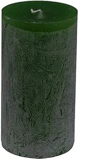 Green Timber Pillar Candle