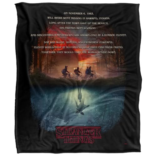 Couverture Stranger Things Upside Down pour des soirées cinéma cocooning