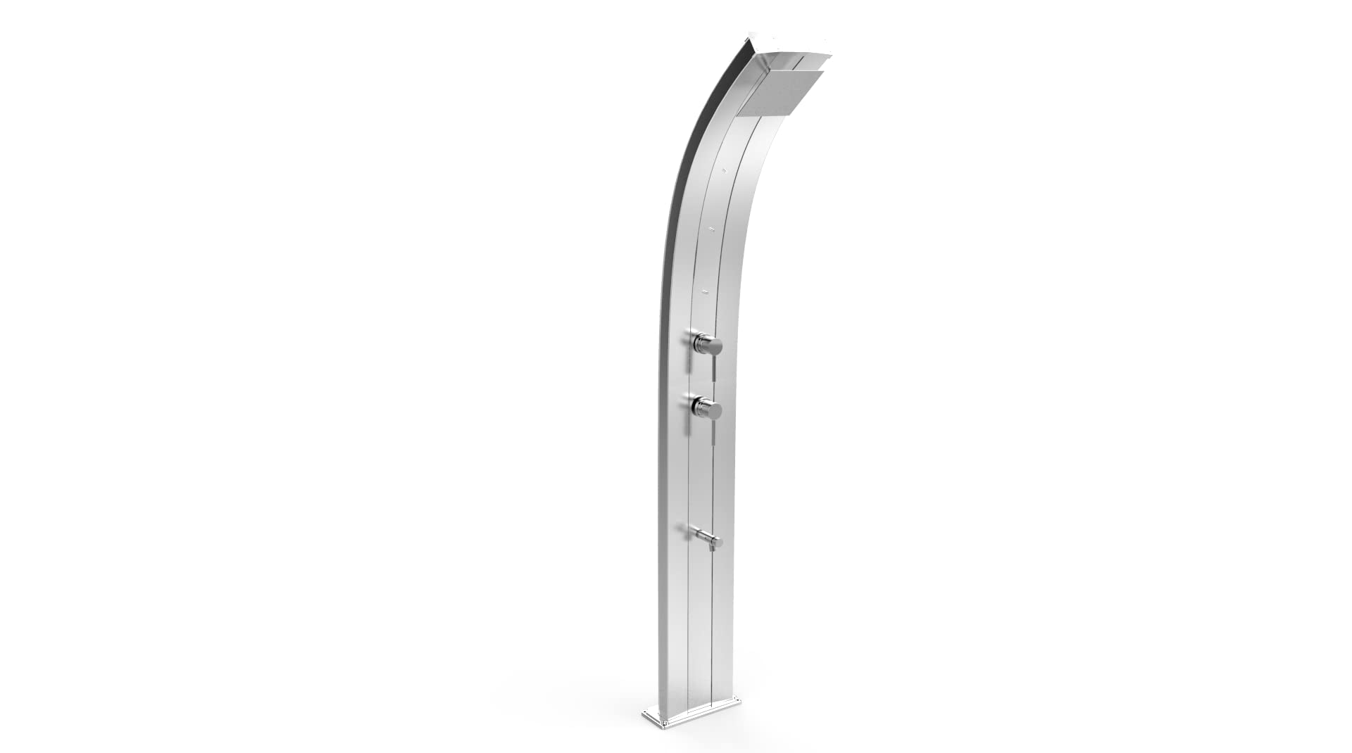 Douche solaire Dada -TL avec Lave-pied et nébuliseur - Argent