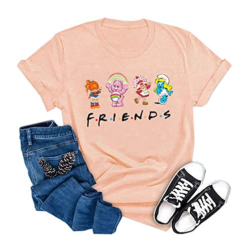 Strawberry Shortcake Friends Nostalgia Shirt, Strawberry Shortcake Shirt Men, Strawberry Shortcake Tshirt Mens