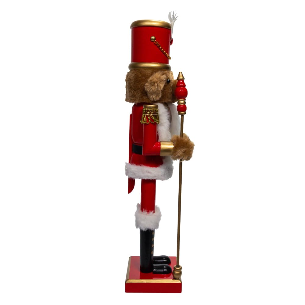 Kurt Adler Teddybär Soldat Nussknacker