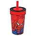 TASSE EN SILICONE SPIDERMAN URBAN WEB AVEC PAILLE 465 ML