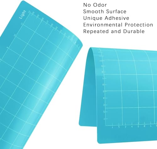 حصائر تقطيع 12×12 من جارلوجافا، متوافقة مع كريكوت اكسبلور ون/اير/اير 2/ميكر 3/ميكر، 4 قطع لاصقة غير قابلة للانزلاق، ملحقات بديلة متينة (قياسية، خفيفة، قوية، قماش) للتوريد، سكرابوك