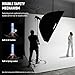 NEEWER 10ft Heavy Duty Air Cushioned Light Stand with Casters, Adjustable Tripod Stand, Stainless Steel Photography Wheeled Stand for Studio Flash Softbox Monolight Reflector, SC305AW