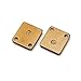PRO BAT ATV Disc Brake Caliper Pads for 50cc 70cc 110cc 150cc 200cc 250cc 300cc ATVs Quad 4 Wheelers Dune Buggies Go Karts Dirt Pit Trail Bikes Off Roads Dune Buggy TaoTao Roketa Sunl (Golden)