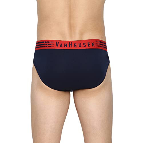 Image of Van Heusen Men Anti Bacterial Briefs - 100% Combed Cotton - Pack of 2 - Colour Fresh, Moisture Wicking
