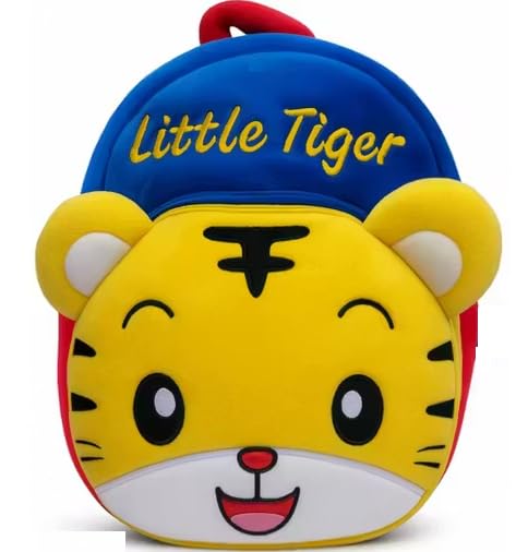 Image of blue tree Cute Kids Backpack Toddler Bag Plush Animal Cartoon Mini Travel Bag for Baby Girl Boy 1-6 Years, Ideal for Gifting for Kids