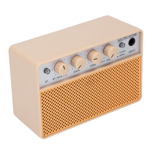 Dioche Amplificador de Guitarra Eléctrica y bajo Portátiles 10W con Batería Recargable para Sesiones...