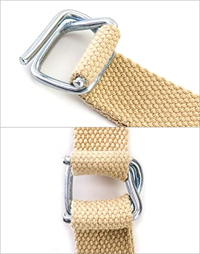 qwork metal wire buckle 1234 width 50 pack silver for polypropylene strapping cord strapping
