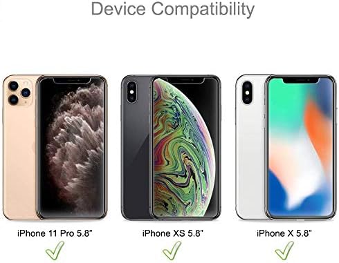 Supershieldz (2 Pack) Designed for Apple iPhone 11 Pro, iPhone XS and iPhone X (5.8 inch) (Privacy) Anti Spy Tempered Glass Screen Protector with (Easy Installation Tray) Anti Scratch, Bubble Free